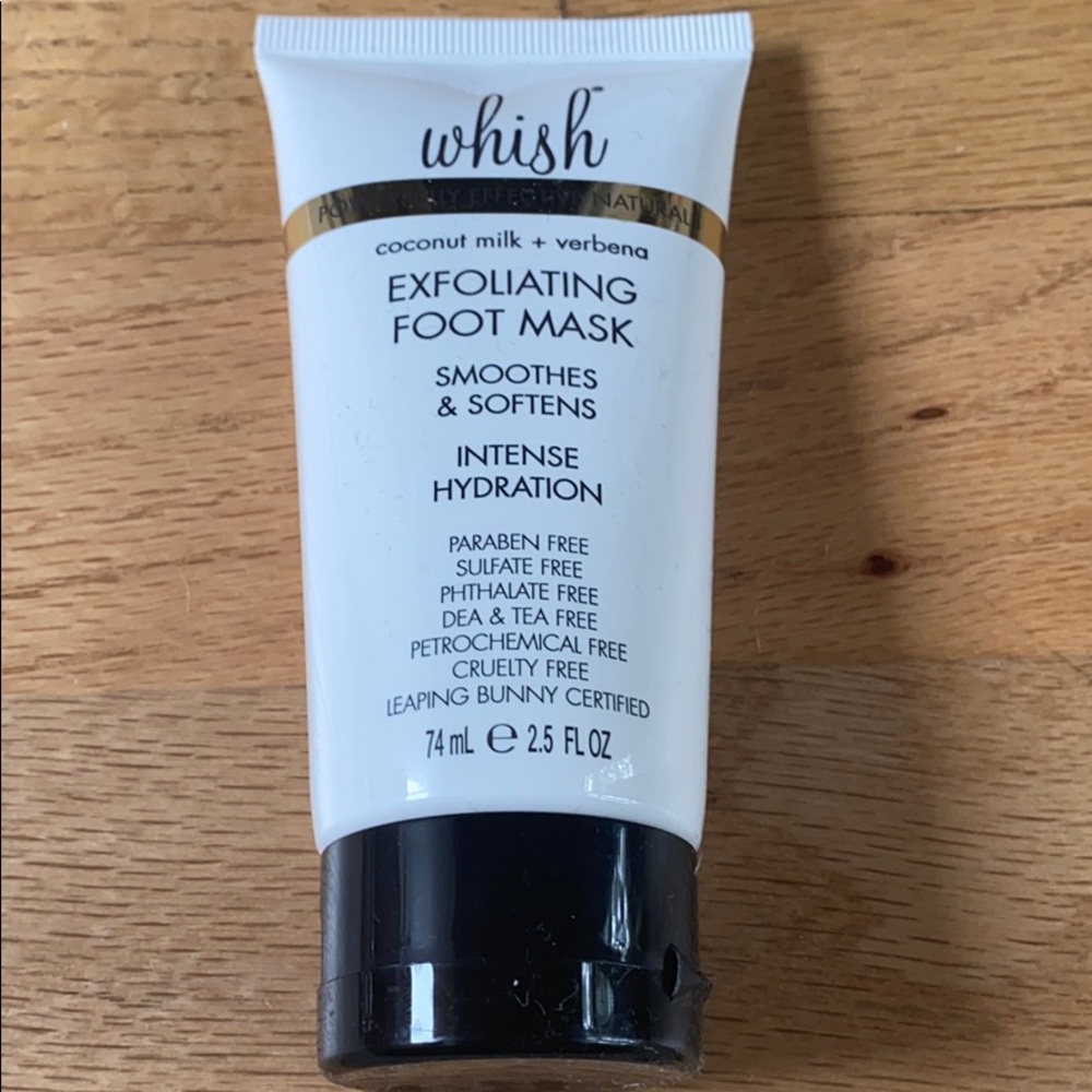 NEW Whish exfoliating foot mask
